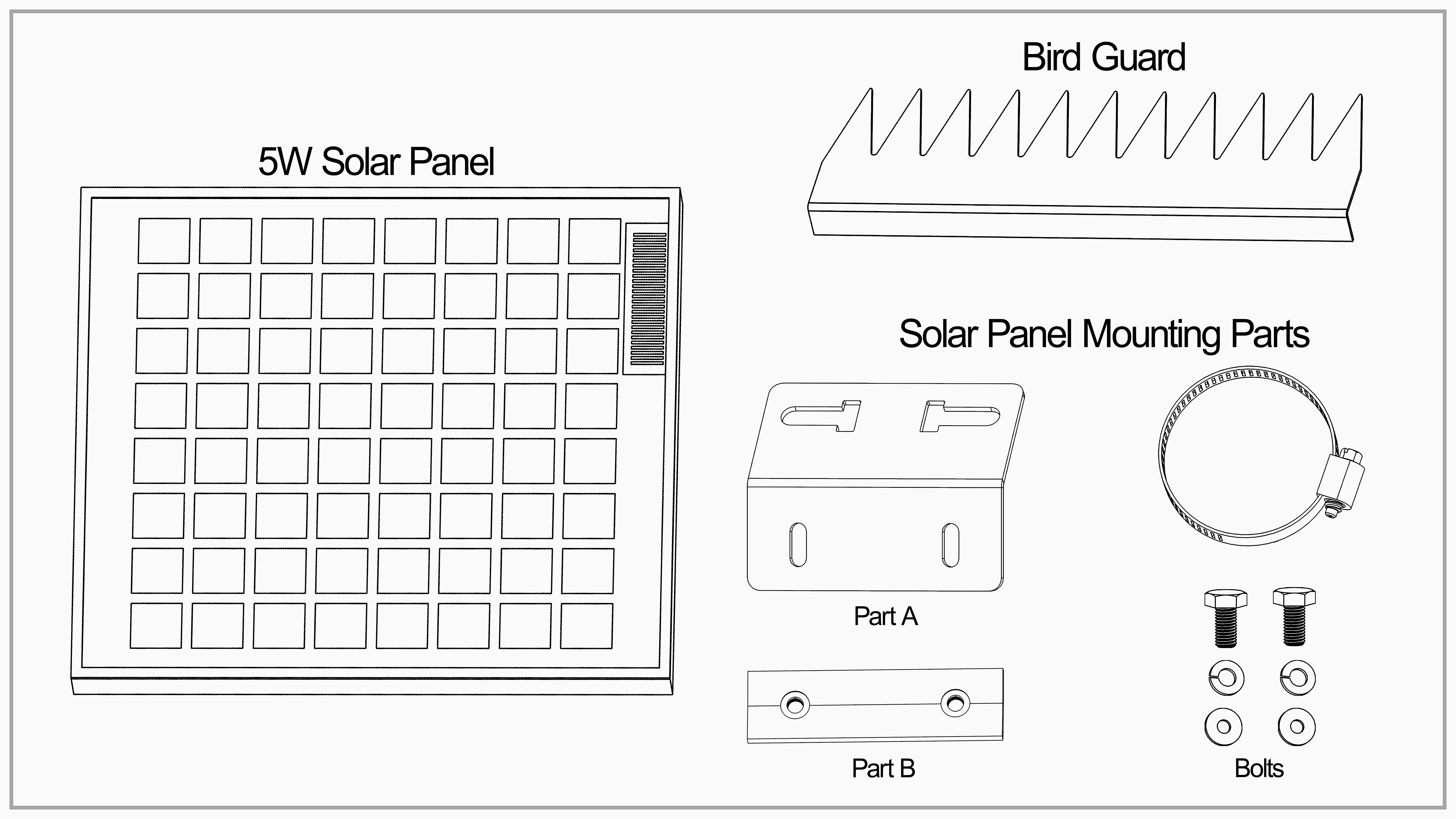 5W Solar Panel Box parts layout.png